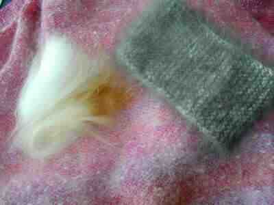 Angora fibers and things made from angora
