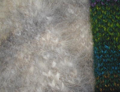 Angora Shetland Mittens