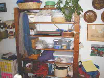 Dyepots, dyes, fiber, and samples